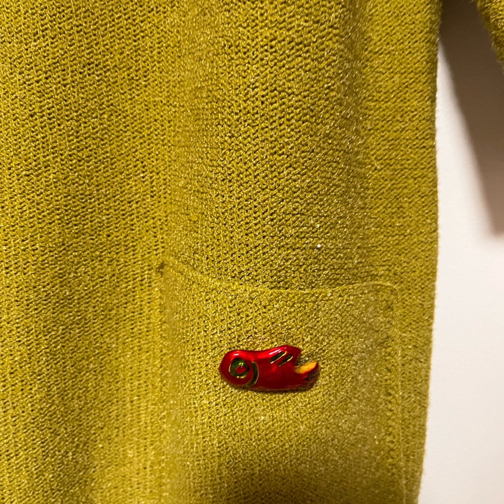 Vintage Steve Fabrikant at for NEIMAN MArcus Knit fish dress - Picture 6 of 17